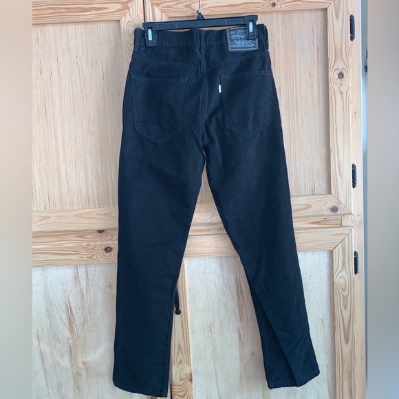 Levi Strauss & Co black jean pants size 28 x 30 - Picture 2 of 3